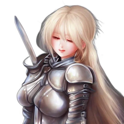 sword, weapon, fantasy art, concept art, pixel art, anime, monochrome, well transparent PNG cut-out