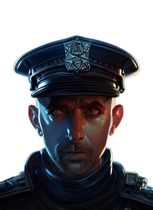 face, staff, hat, crown, concept art, photorealistic, fantasy art, comic book art transparent PNG cut-out