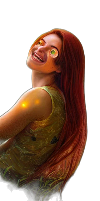hair, jewelry, mask, face, photorealistic, 3d render, concept art, fantasy art transparent PNG cut-out