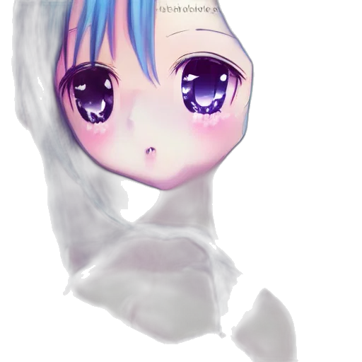 face, creature, robot, mask, anime, watercolor, photorealistic, oil painting transparent PNG cut-out