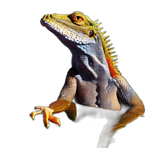 dragon, animal, creature, staff transparent PNG cut-out