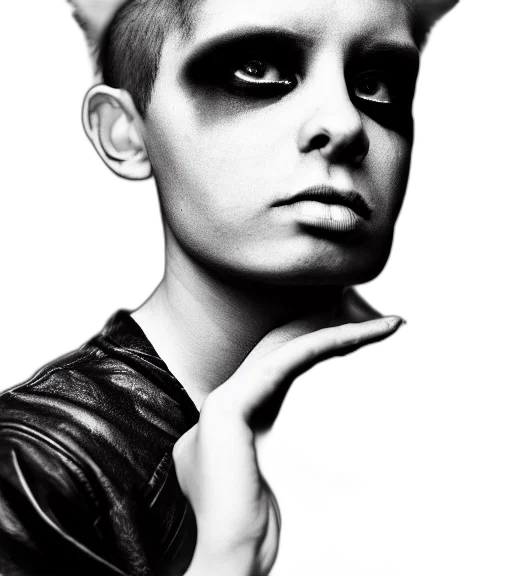 face, mask, hair, creature transparent PNG cut-out