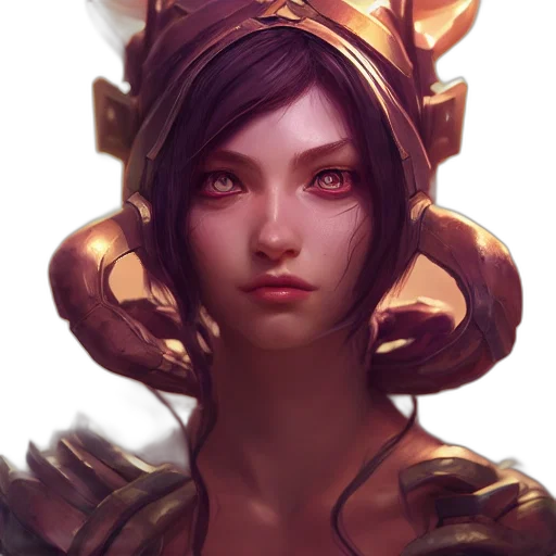 crown, face, mask, dragon, fantasy art, concept art, anime, photorealistic transparent PNG cut-out