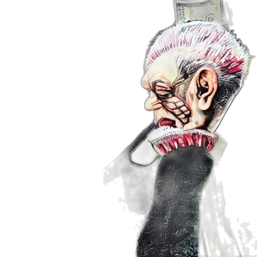 mask, jacket, face, creature, concept art, cartoon, george, soros transparent PNG cut-out
