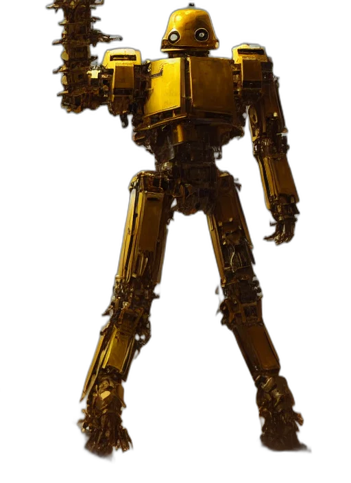robot, weapon, staff, animal transparent PNG cut-out