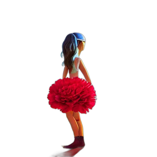 dress, flower, hat, crown transparent PNG cut-out