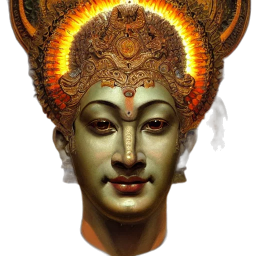 mask, face, staff, crown transparent PNG cut-out