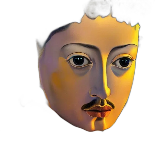 crown, mask, face, staff transparent PNG cut-out