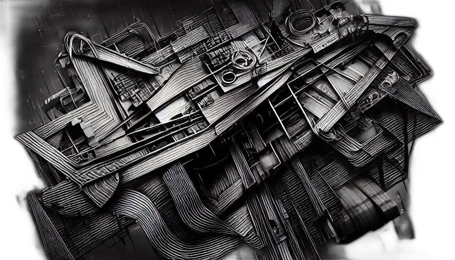 building, car, concept art, comic book art, cyberpunk, photorealistic, city street, outer space transparent PNG cut-out
