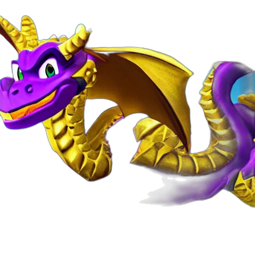dragon, creature, 3d render, concept art, fantasy art, pixel art, photo, spyro transparent PNG cut-out