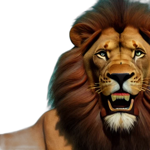 animal, photorealistic, 3d render, fantasy art transparent PNG cut-out