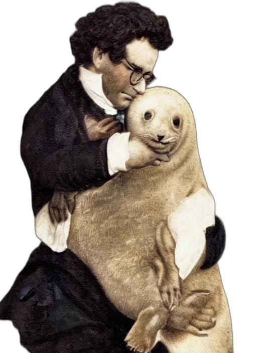 animal, creature, staff, face transparent PNG cut-out