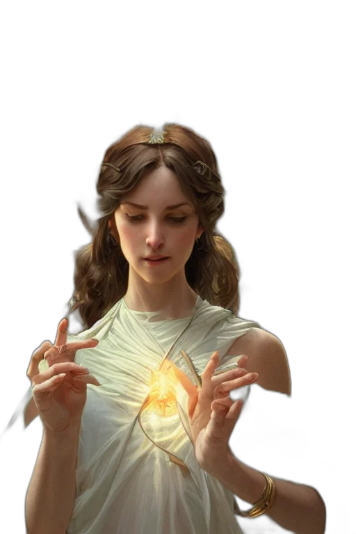 jewelry, crown, dress, staff transparent PNG cut-out
