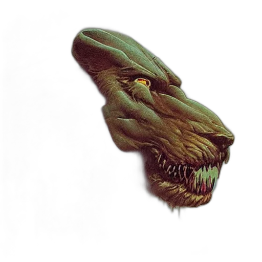 dragon, mask, creature, face transparent PNG cut-out