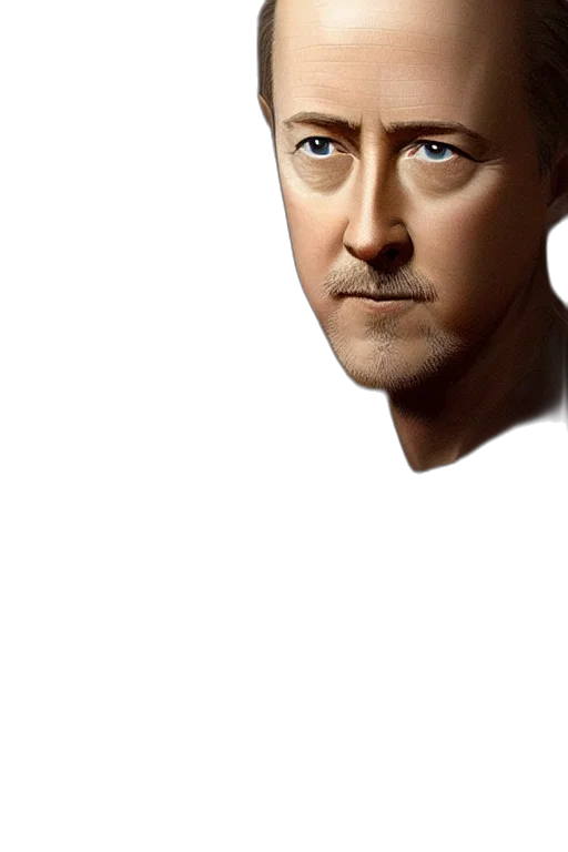 face, mask, hair, robot, photorealistic, 3d render, cartoon, comic book art transparent PNG cut-out