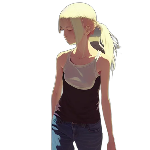 jacket, dress, face, hair transparent PNG cut-out