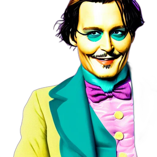 face, staff, cartoon, comic book art, photorealistic, concept art, neon, pastel transparent PNG cut-out