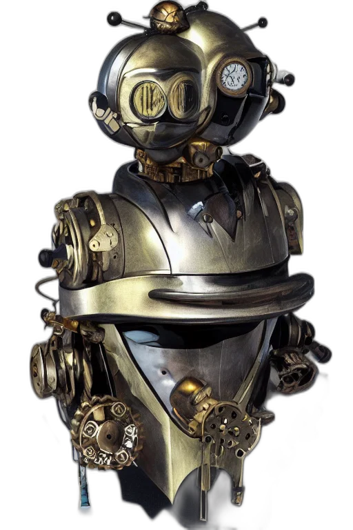 robot, crown, mask, jewelry transparent PNG cut-out