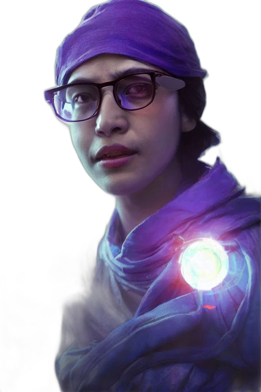 face, staff, weapon, jacket, concept art, photorealistic, comic book art, fantasy art transparent PNG cut-out