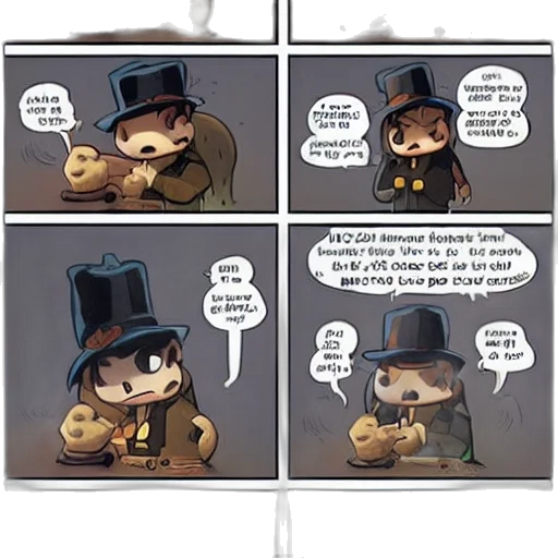 hat, comic book art, concept art, pixel art transparent PNG cut-out