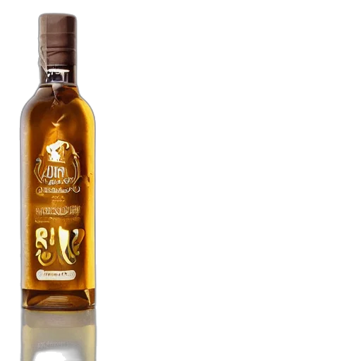 bottle, 3d render, liqueur, modern transparent PNG cut-out