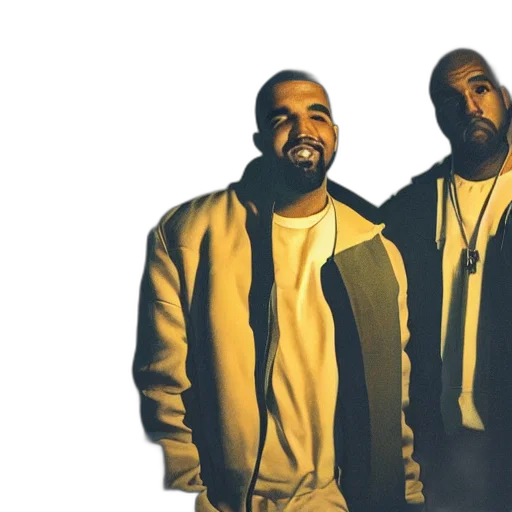 jacket, drake, kanye, standing transparent PNG cut-out