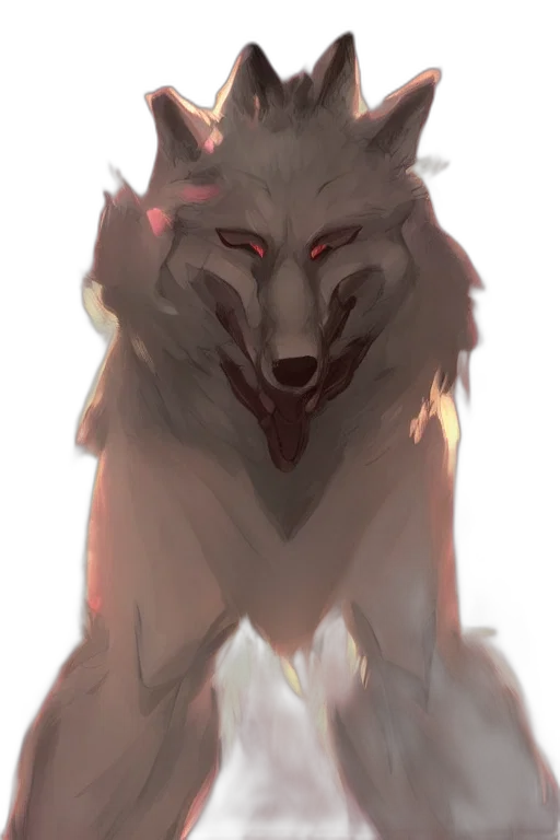 creature, animal, staff, mask, concept art, watercolor, fantasy art, anime transparent PNG cut-out