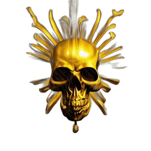crown, staff, mask, jewelry, concept art, 3d render, fantasy art, pixel art transparent PNG cut-out