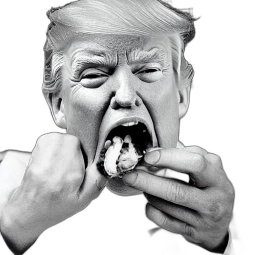 food, creature, animal, face, photorealistic, close, portrait, donald transparent PNG cut-out