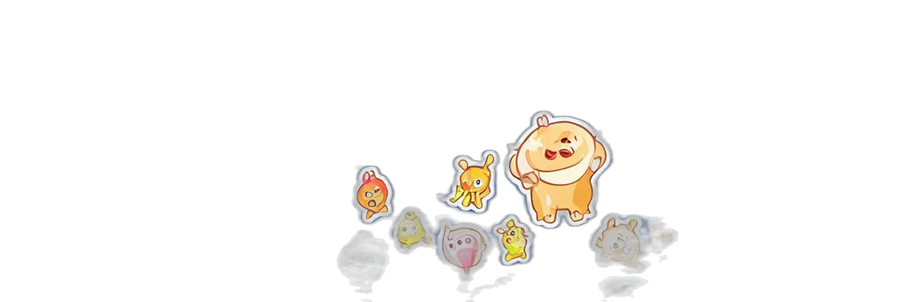 concept art, symmetrical, cute, monster transparent PNG cut-out