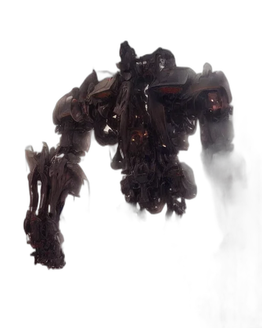 robot, creature, weapon, mask transparent PNG cut-out