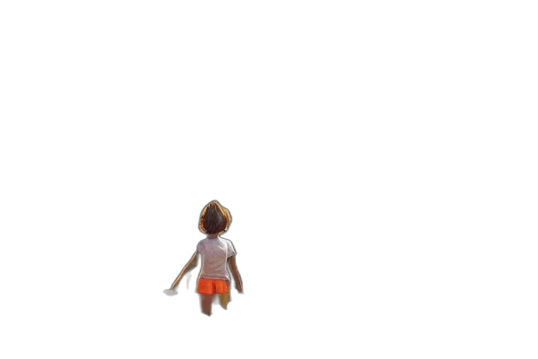 dress, robot, creature, hair, 3d render, pixel art, concept art, photorealistic transparent PNG cut-out