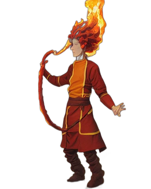 staff, dragon, weapon, concept art, pixel art, fantasy art, anime, fire transparent PNG cut-out