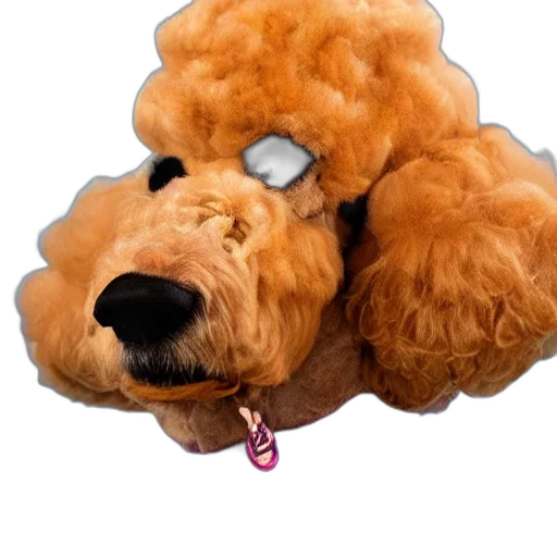 hat, animal, creature, crown, photorealistic, scoobydoo, poodle, style transparent PNG cut-out