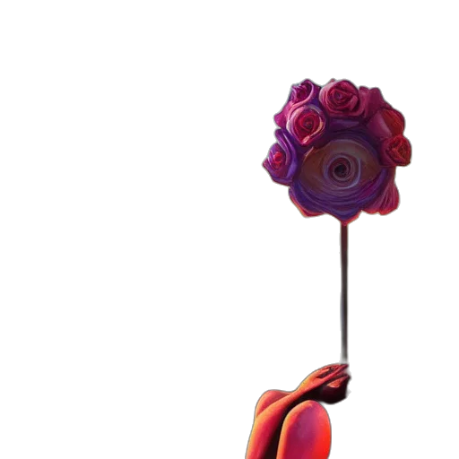 flower, umbrella, staff, jewelry transparent PNG cut-out