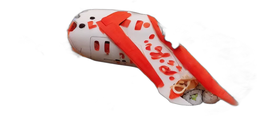 shoes, umbrella, weapon, mask, 3d render, concept art, airplane, made transparent PNG cut-out