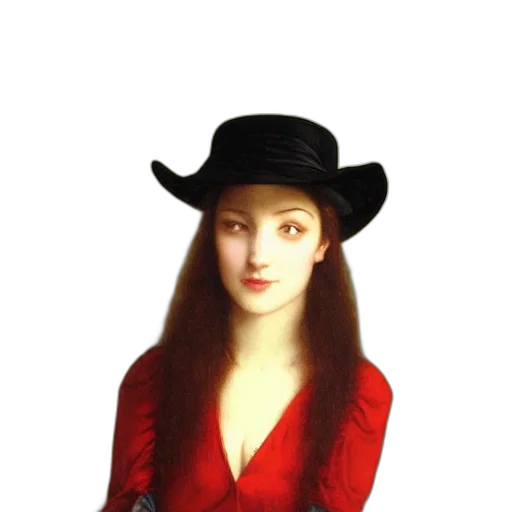 hat, jewelry, face, staff, photorealistic, oil painting, 3d render, fantasy art transparent PNG cut-out