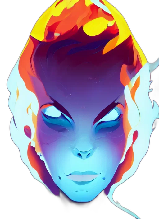 mask, face, crown, creature, concept art, vaporwave, fantasy art, pixel art transparent PNG cut-out
