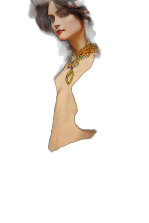 jewelry, crown, mask, staff transparent PNG cut-out