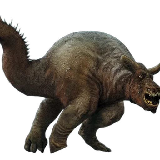 creature, animal, dragon, staff transparent PNG cut-out
