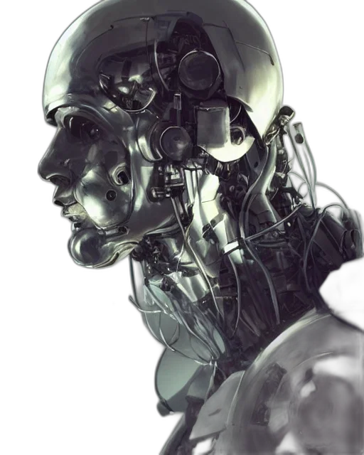 robot, mask, face, creature transparent PNG cut-out