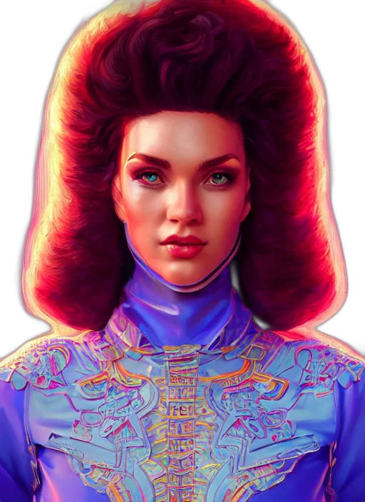 robot, jacket, face, comic book art transparent PNG cut-out