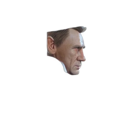 face, mask, robot, creature, 3d render, photorealistic, pixel art, concept art transparent PNG cut-out