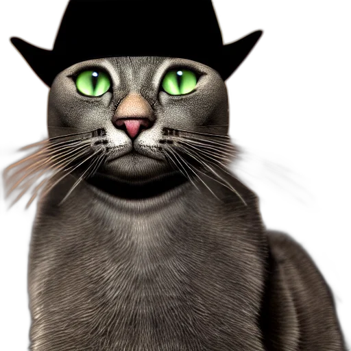 hat, animal, staff, face transparent PNG cut-out