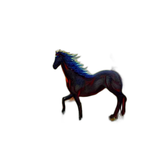 animal, creature, hair, dragon, pixel art, 3d render, concept art, photorealistic transparent PNG cut-out