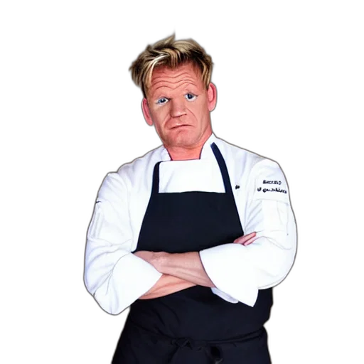 staff, food, face, jacket, portrait, chef, gordon, ramsay transparent PNG cut-out
