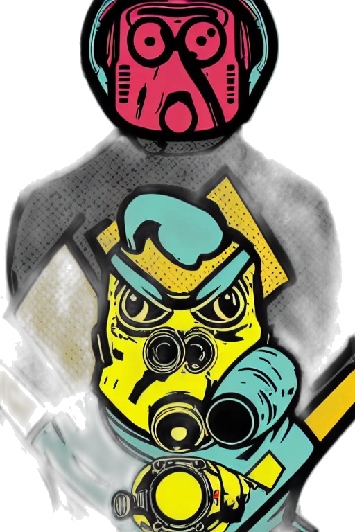 robot, weapon, concept art, comic book art transparent PNG cut-out