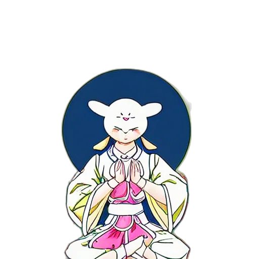 staff, dress, anime, concept art, cartoon, vaporwave, pastel, monochrome transparent PNG cut-out