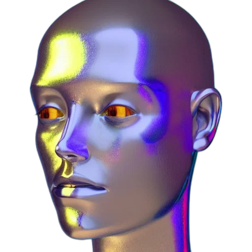 robot, face, mask, creature transparent PNG cut-out