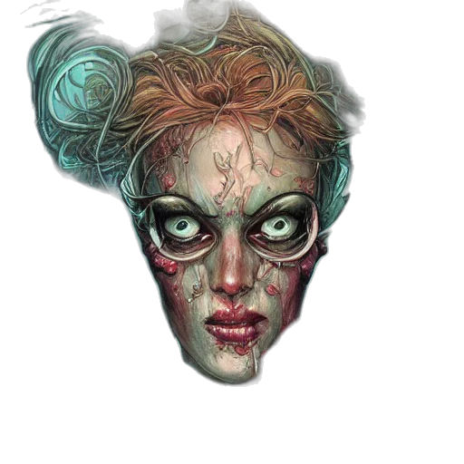 mask, face, staff, creature transparent PNG cut-out